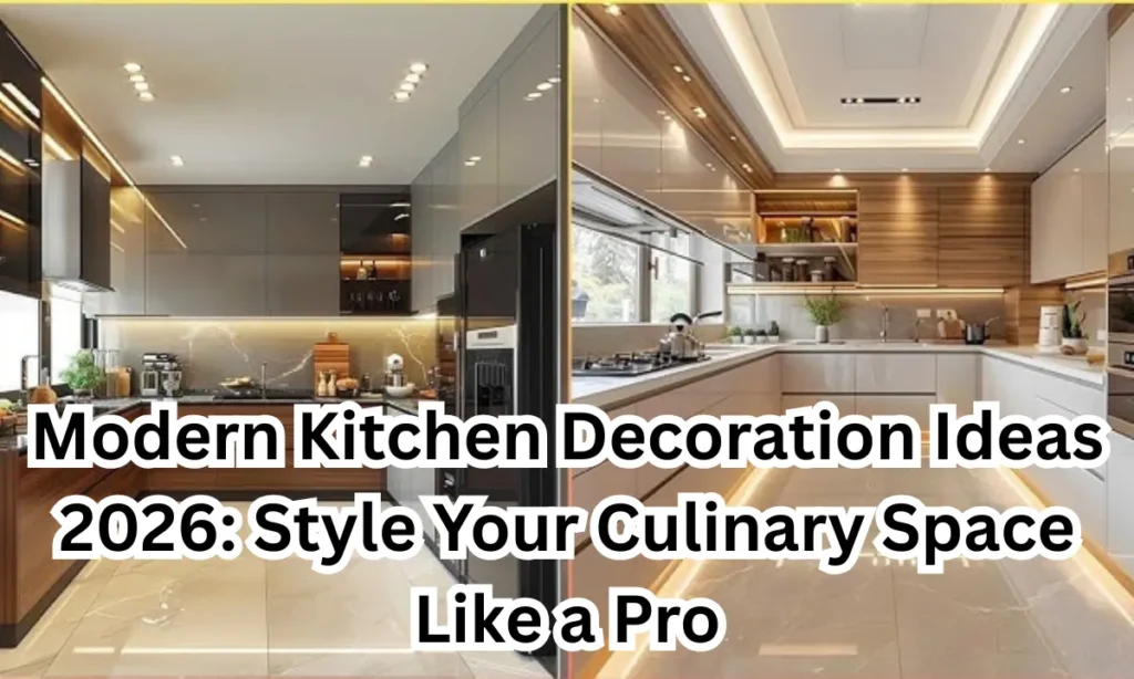 Modern Kitchen Decoration