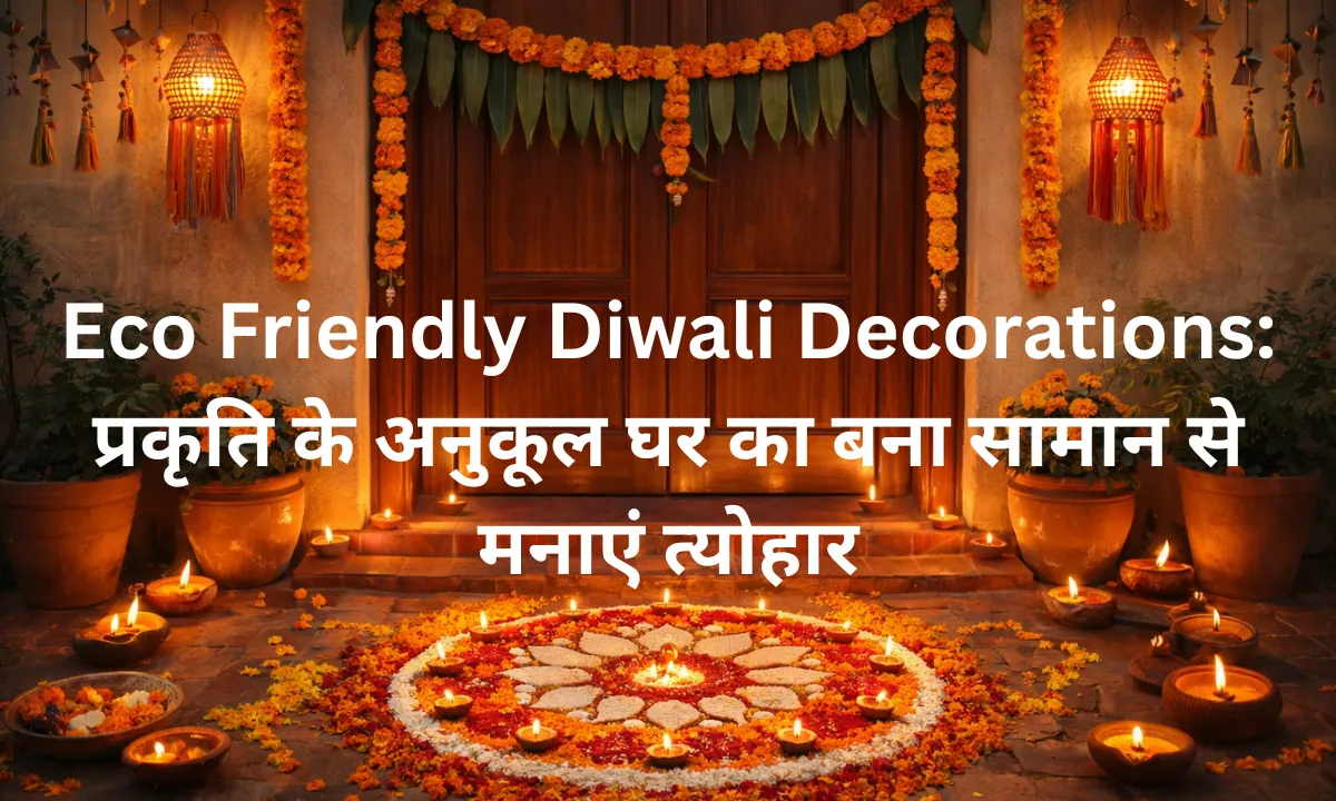 Eco Friendly Diwali Decorations