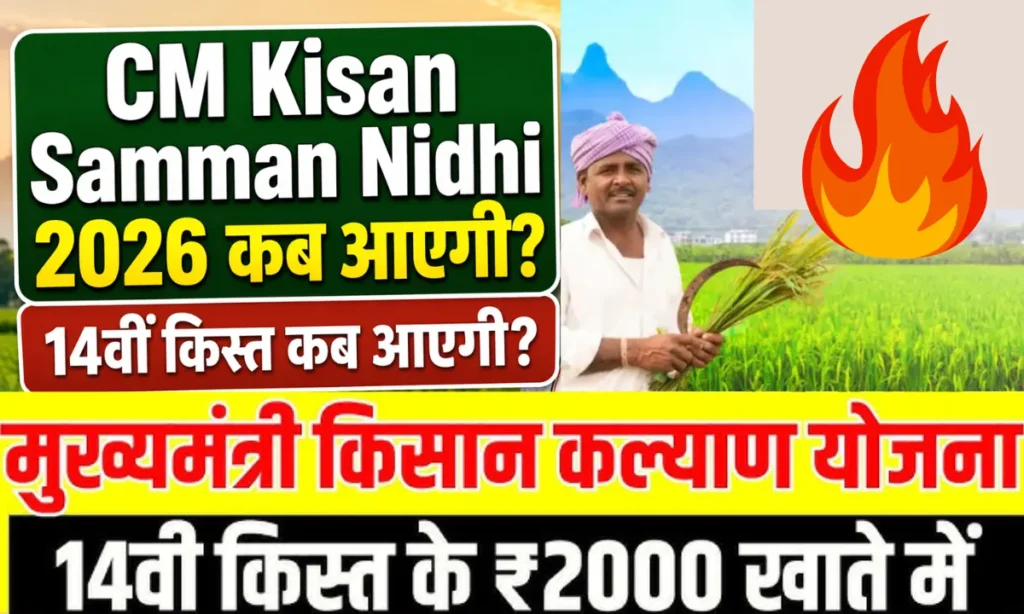 CM Kisan Samman Nidhi 2026 kab Aayegi