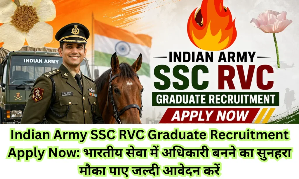 Indian Army SSC RVC Graduate